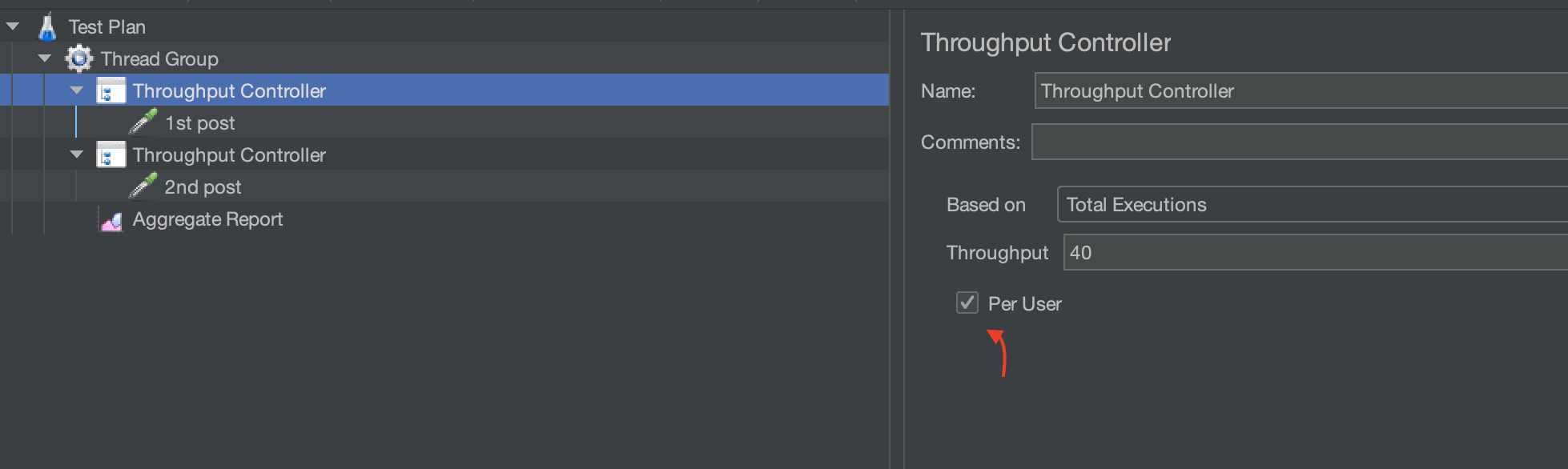 Per user controller for 1st controller